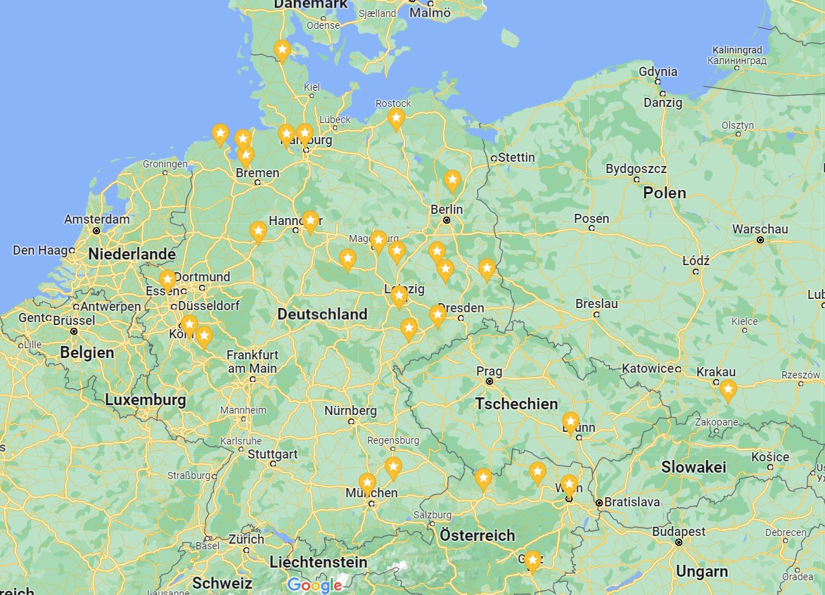Maps Kartenausschnitt HW-Lizenznehmer